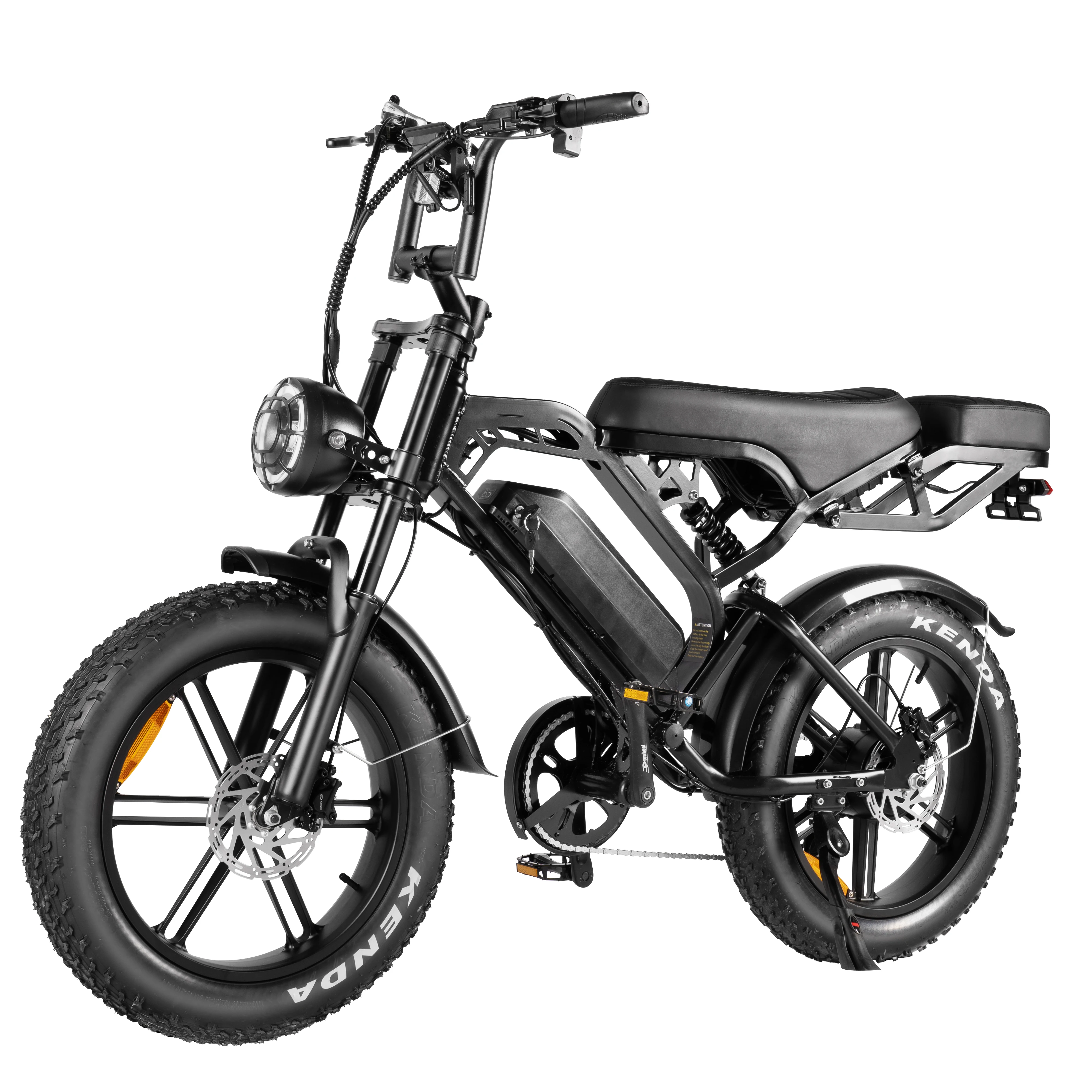 EU warehouse  ready stock V20 Pro Full Suspension Mountain Bike 20 inches Mountain Bicycle Fat Tire Elektrische Fiets
