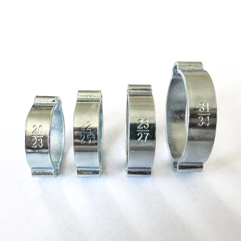Stainless Steel Fastener 2 Ear Hose Clamp Double Ear Clamp for Pipe Use