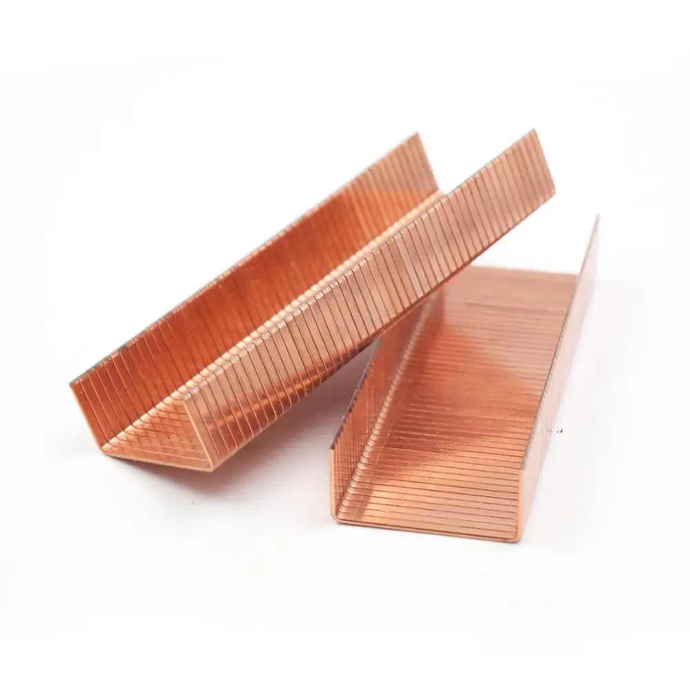 
Factory stainless steel 8/4 galvanized staples 8/4 copper-plated staples 