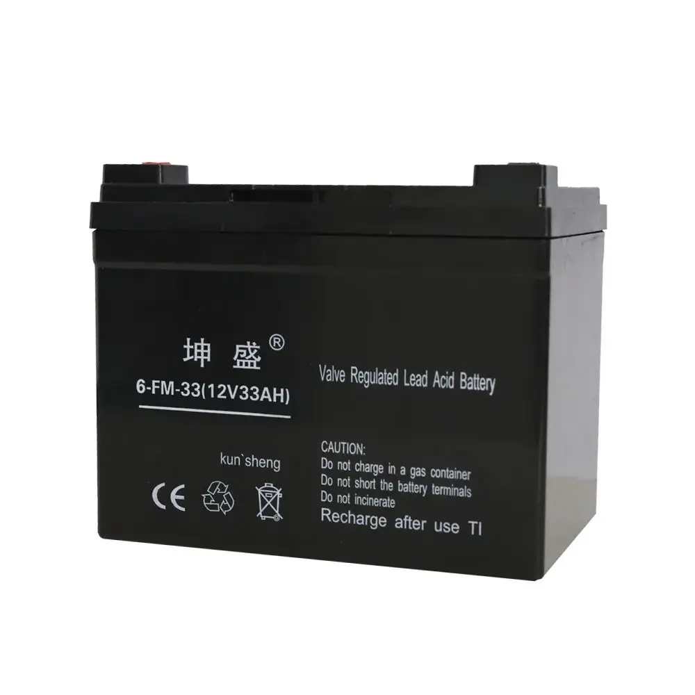 Maintenance Free Sealed Lead Acid Batteries 12v 12ah 12v 33ah Eco Friendly Solar Ups Battery For Sprayer Battery