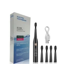 Wholesale powerful ultrasonic sonic usb charge rechargeable tooth brush washable electronic whitening buy electric toothbrush
