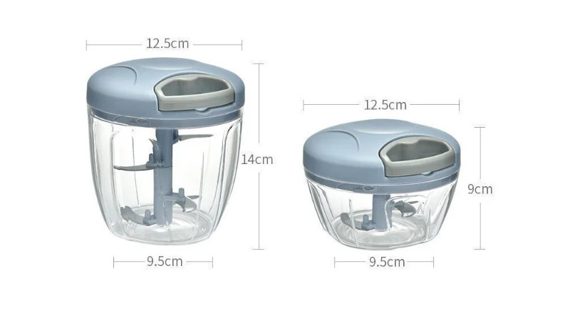 500ml 900ml Multifunction Mini Food Cutter Garlic Chopper Blender Garlic Press Manual Kitchen Gadgets Garlic Crusher