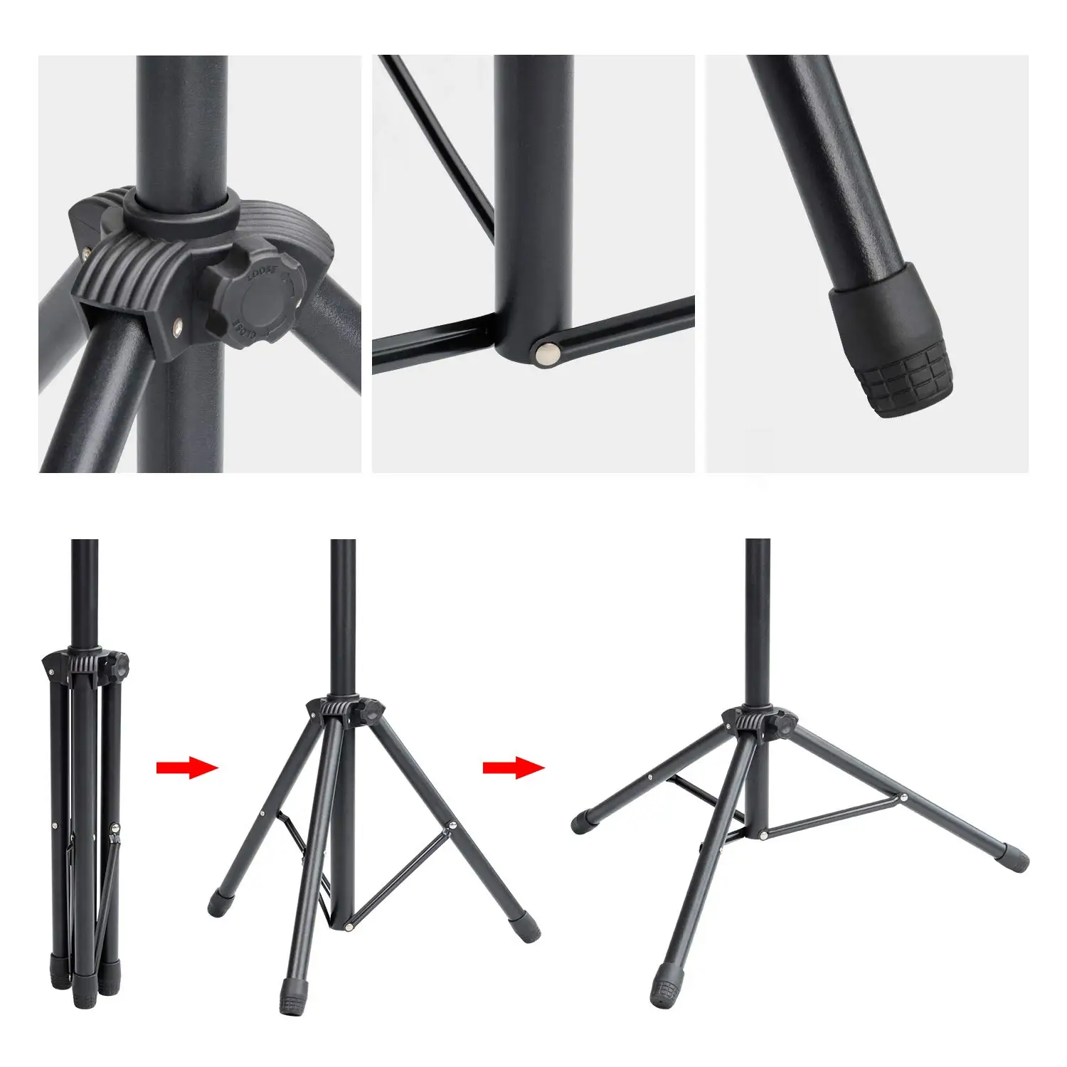 Bview Art Hot Selling Sign Stand for Display Retractable Poster Board Stand Double-Sided Banner Stand Tripod