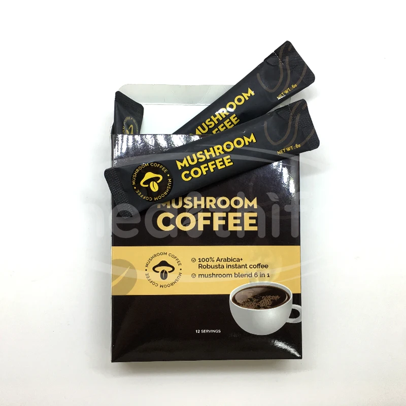 Private Label Organic Reishi Mix 6 in 1 Mushroom Coffee