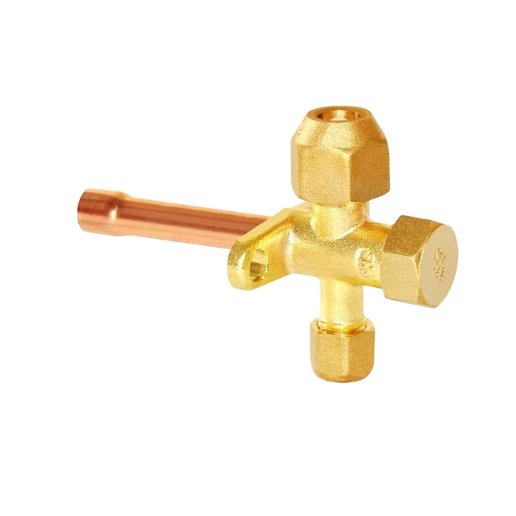 1/4 Copper Split Ac Valve Cheep Price Service Valve air Conditioner Parts