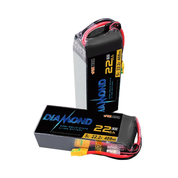 Custom Diamond Series 6S 16000mAh 22000mAh 27000mAh 30000mAh 16Ah 22Ah 27Ah 30Ah Semi Solid State Battery Li-ion Battery