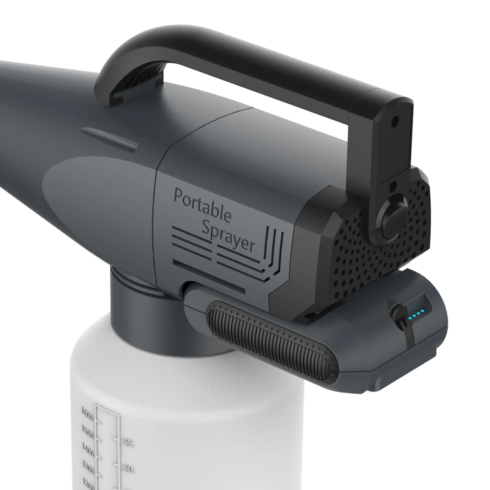 Portable Electric Nano Mist Steam Gun Home School Garden Handheld Electrostatic Sprayer Rechargeable Nano Atomizer