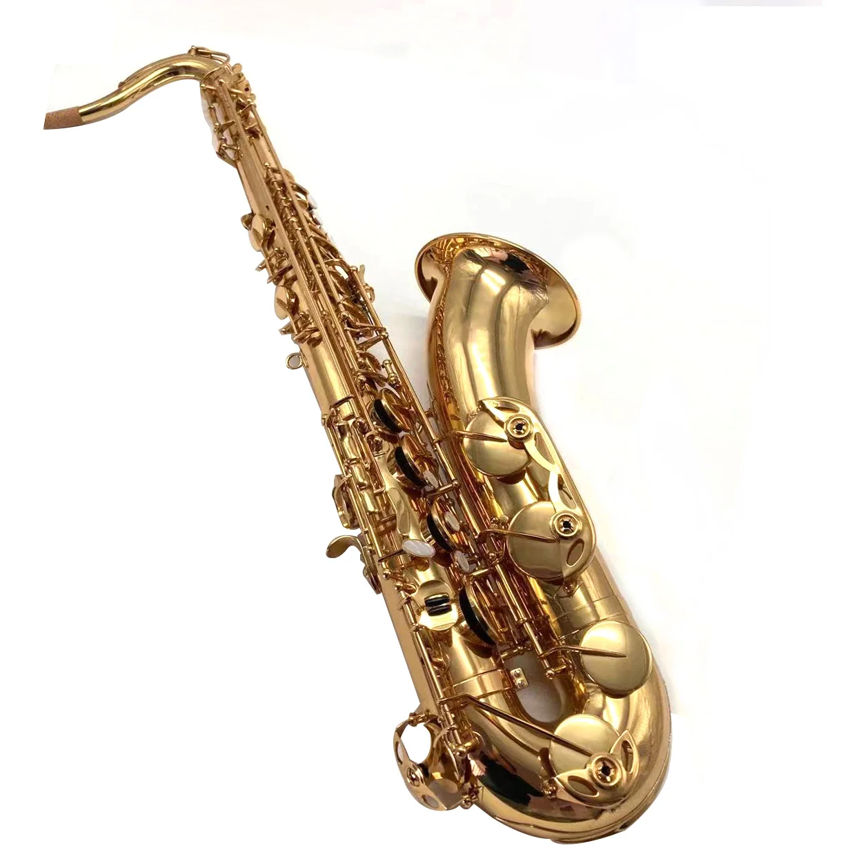 Chinese manufacture production saxophone Mark Vi gold lacquer alto saxophone with Eb tone