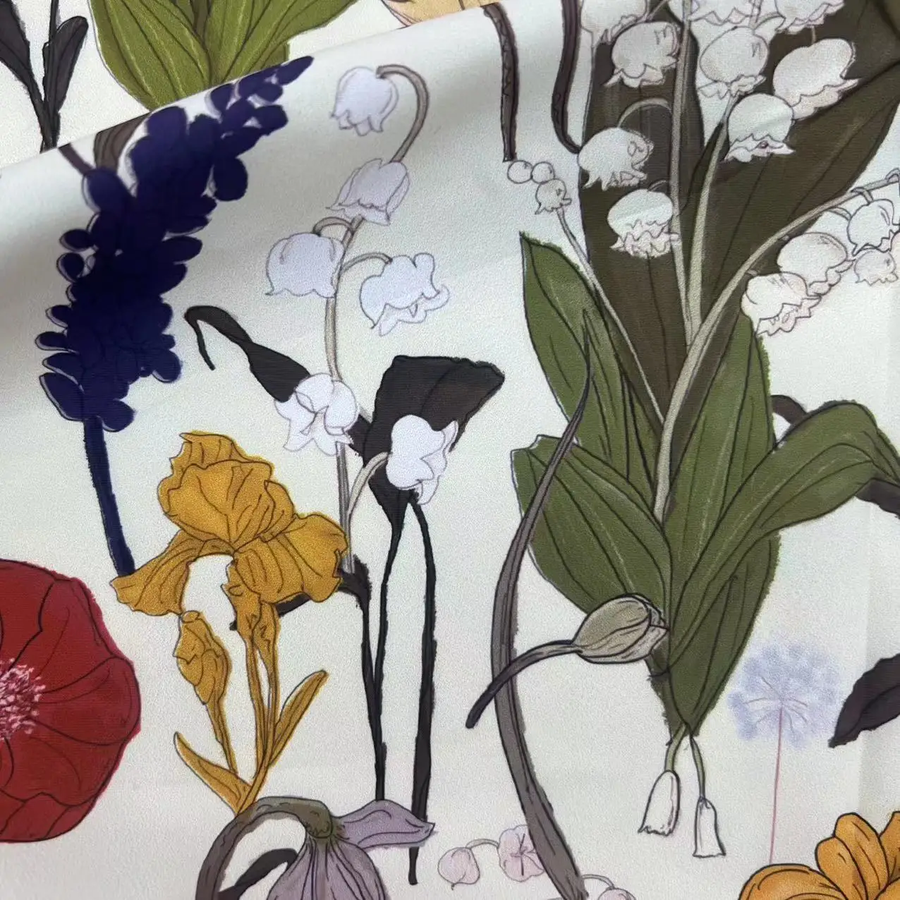 factory  high quality floral style 100%polyester  digital print fabric pongee fabric taffeta fabric for coat jacket outer lining