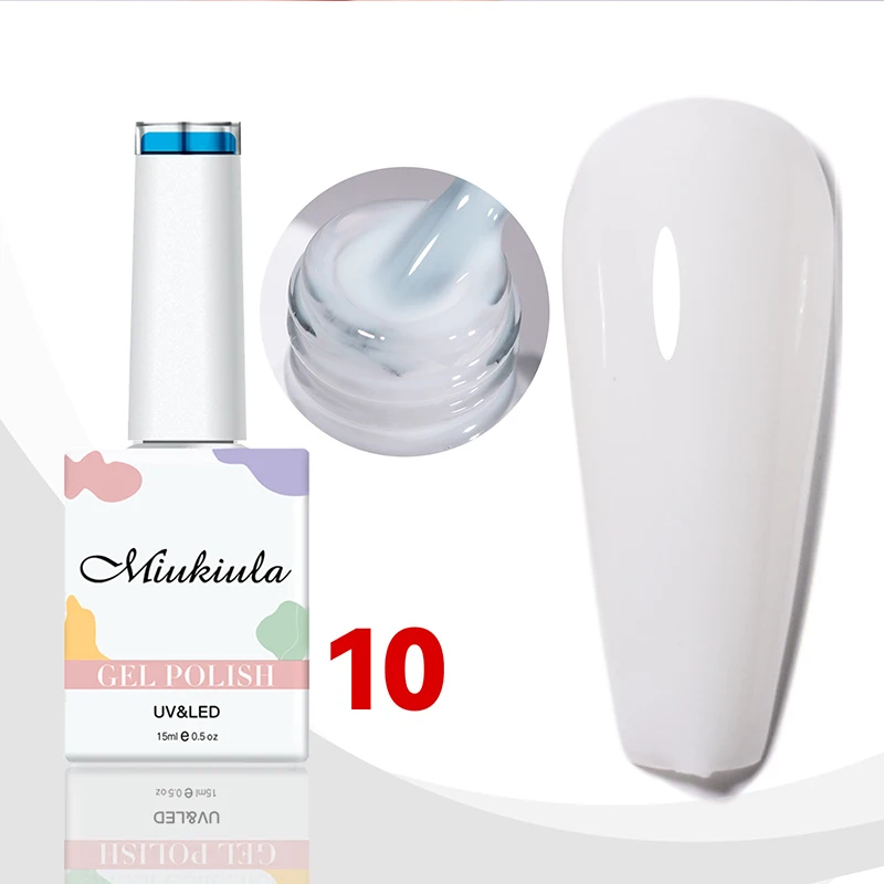 MIUKIULA Best Sale Nail Art Factory Supplies OEM Logo Gel Lacquer Varnish Enamel Wholesale vegan peel off UV Gel Polish