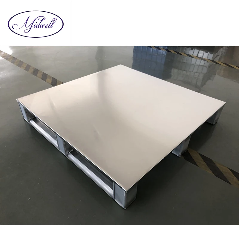 Heavy duty Customized Anti slip 1111  Logistic and Storage Customized Aluminium Alloy Pallet with flat top