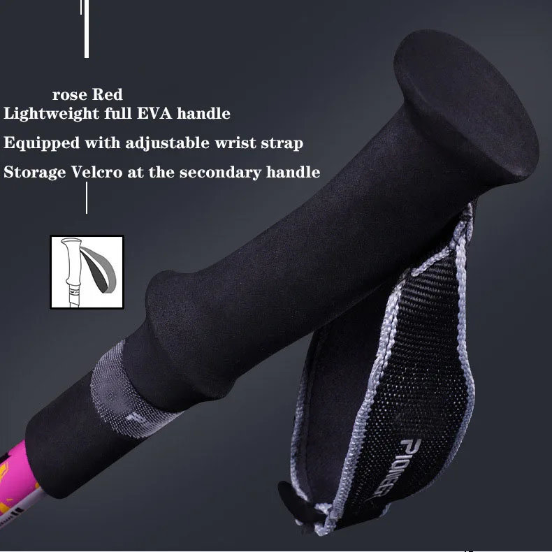 Carbon fiber folding sticks scalable five cane cane outdoor field required