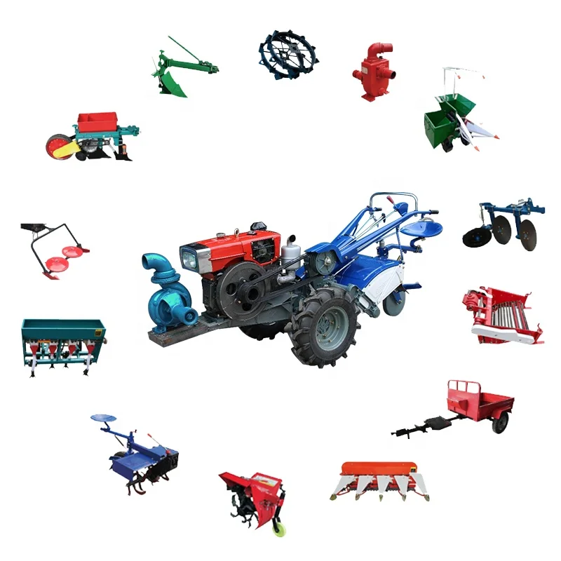  Мини ходьба tractor12-22hp с высоким качеством и конкурентоспособной идущий сзади тракторы-натриевый вкладыш