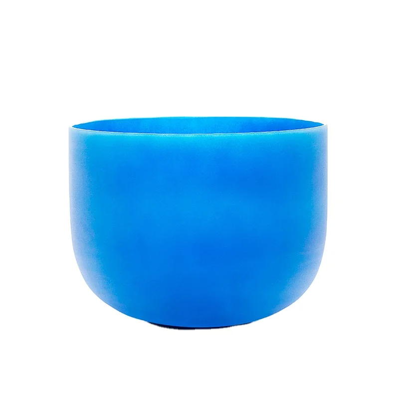 Blue G note ГОРЛОВАЯ ЧАКРА, Хрустальная Поющая чаша, 10 дюймов, 432 Гц, кварцевый