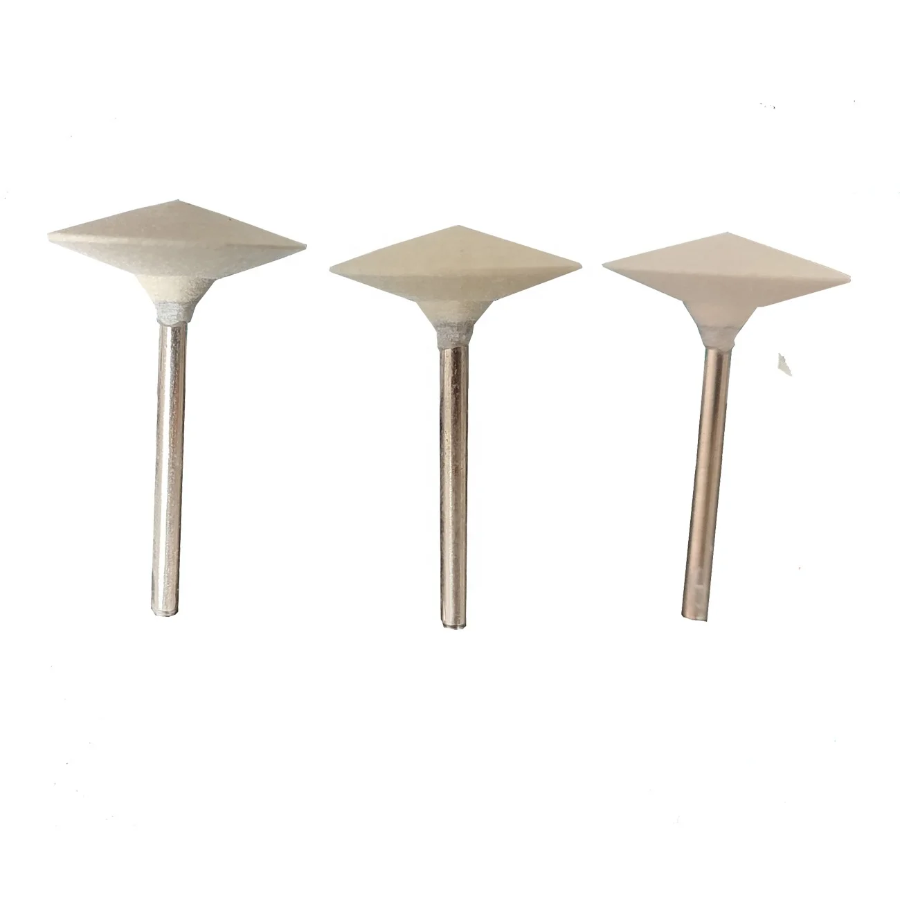 
Shaped Wool Felt Bobs Mandrel Mounted Felt Polishing Bobs With 1/8