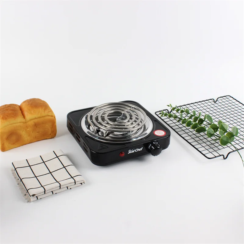 Professional Metal Housing 1500W Single Burner Electric Cooking Stove With Adjustable Temperature