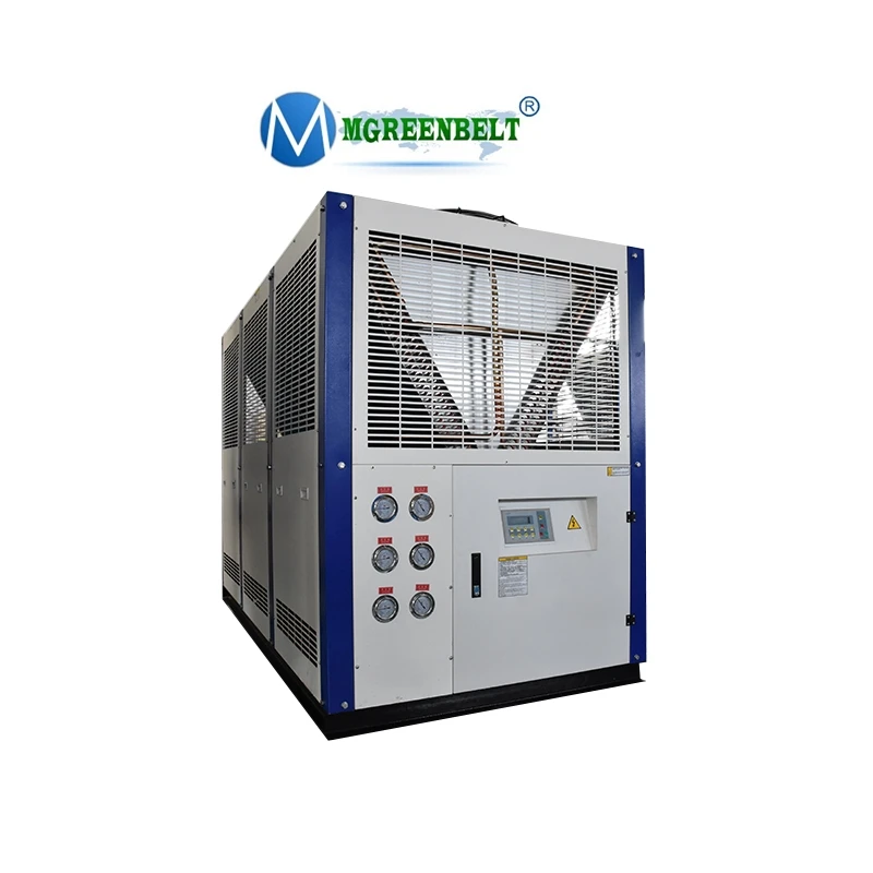 Low Temperature -5C -10C 30HP Brewery Cooling Industrial Glycol Chiller For Beer Equipment