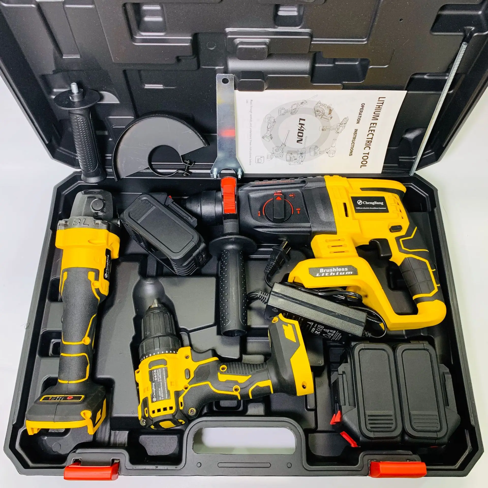 Доступные продажи для MKT Combo Power Tools 2/3/ 4 /5 Наборы инструментов набор 20 вольт беспроводные дрели циркулярная пила молоток