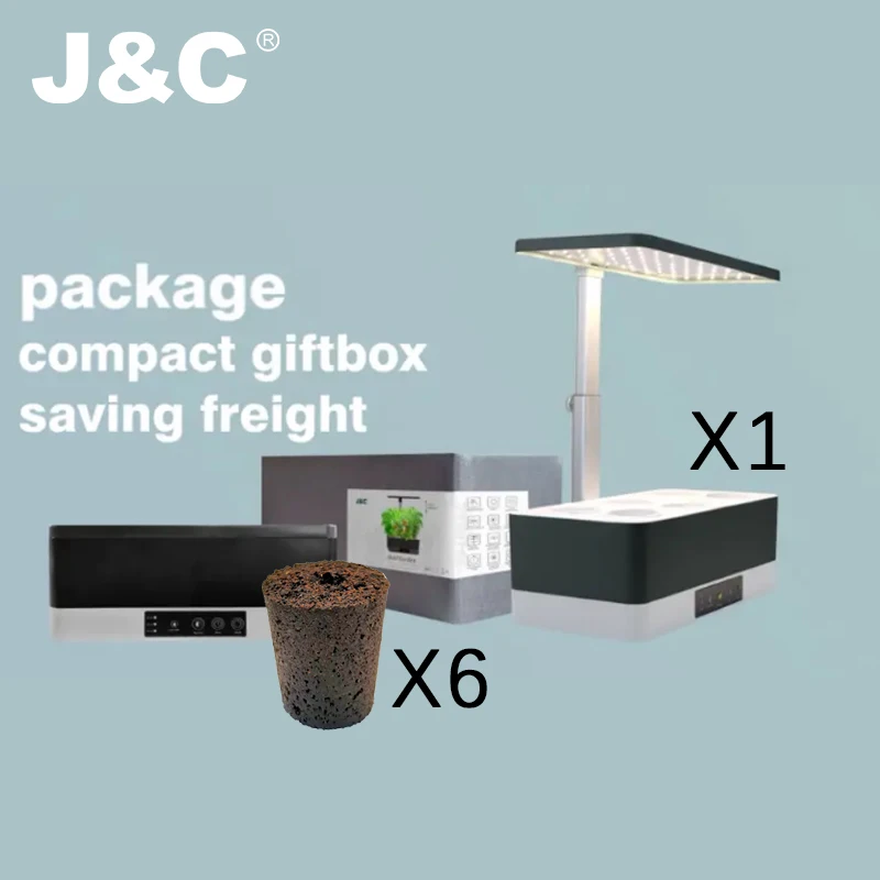 Мини-садовый набор для выращивания растений J & C jardin система гидропонного в помещении умная светодиодная травяная сада