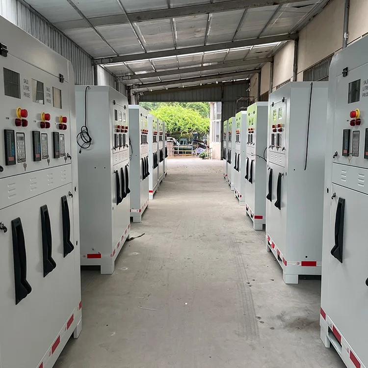 Mini Mobile Portable Fuel Dispenser 3 Hoses for Diesel and Petrol Metal Micro Gas Station for Indoor Use