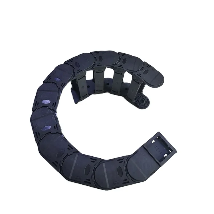 Durable Engineering plastic drag chain Bridge Type Plastic Cable Drag Chain with distance sleeve
