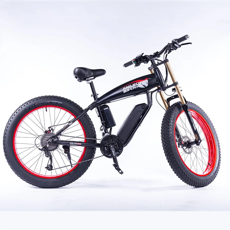 2020 крутой 26 дюймов шин для снега EBIKE 48v 1000w горный электрический велосипед с большой емкостью литиевая батарея мощная