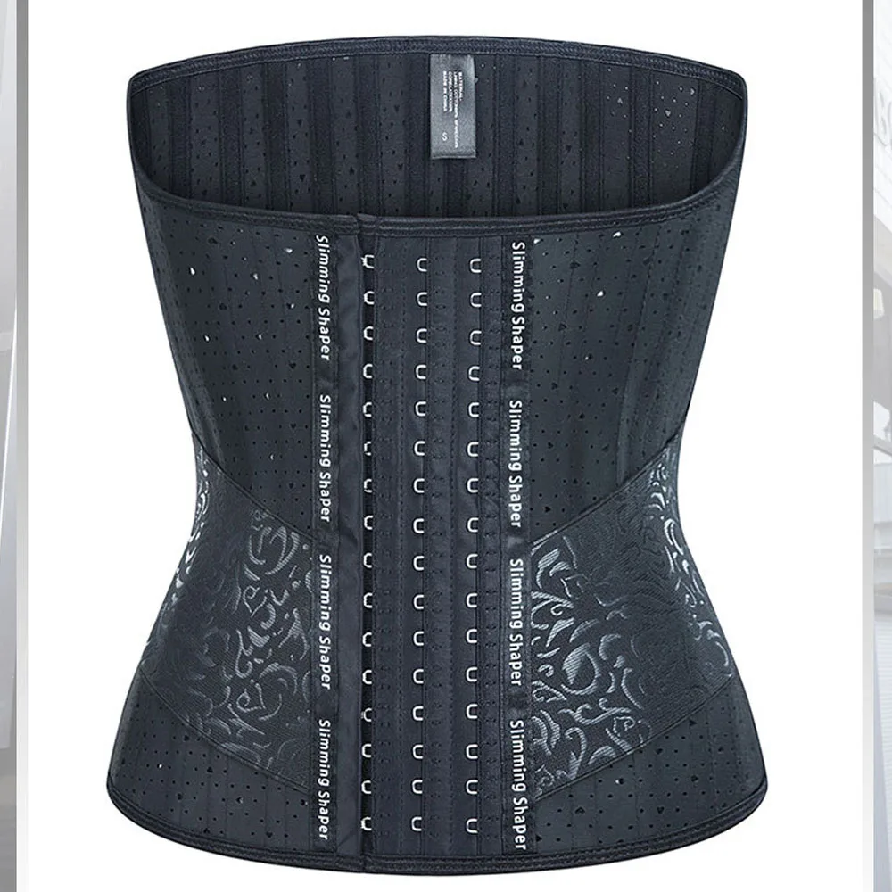 2024 25 steel 2 belts women waist trainer corset sexy latex body shaping clothes