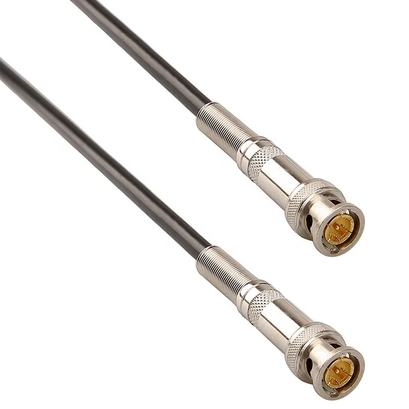 Custom RG174 Coaxial Video Cable BNC Q9 Male To Male Jumper 75 Ohm Monitoring Signal Communication Cable for Oscilloscope
