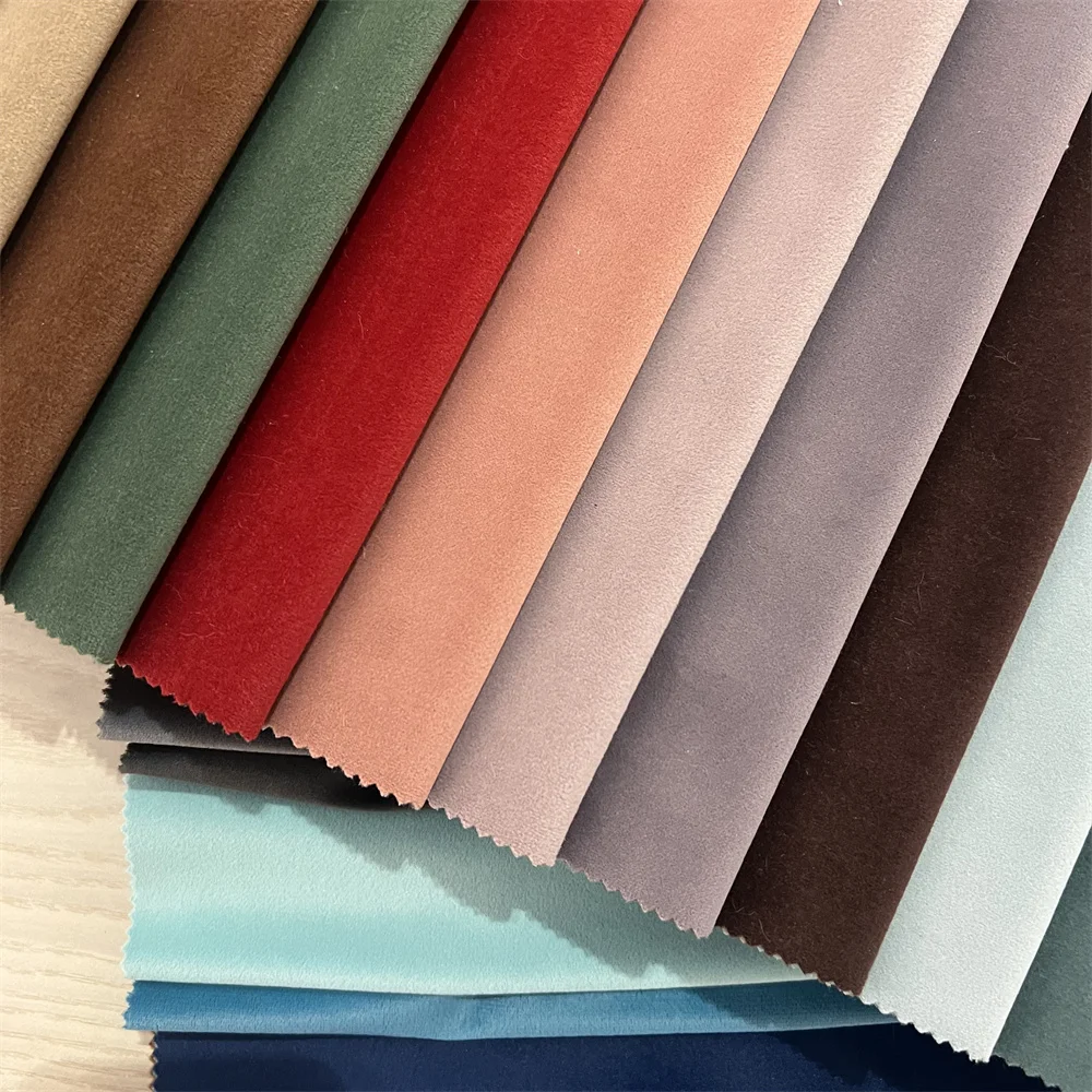 Haida HomeTextile Mosha бархатная ткань 100% полиэстер супертяжелый многоцветный дизайн для дивана и занавески