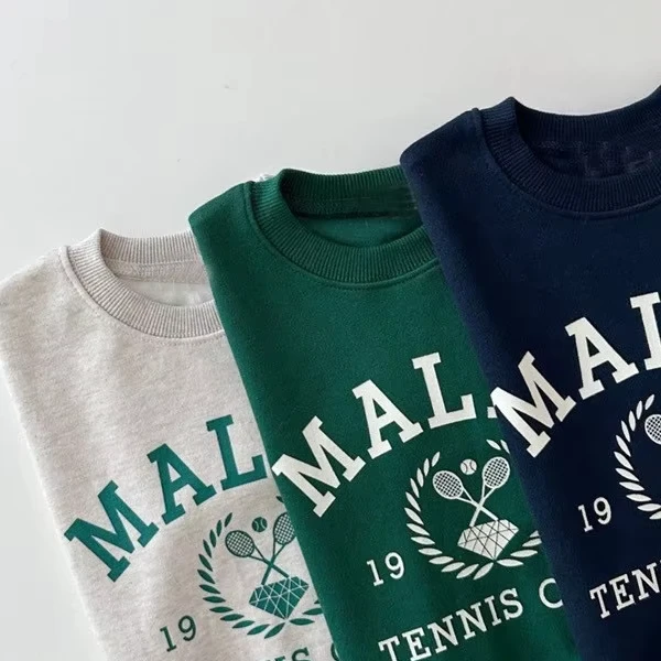 2024 New Autumn Korean Kids Clothes Letter Printing Kid Clothes Wholesale Kids Set Clothes