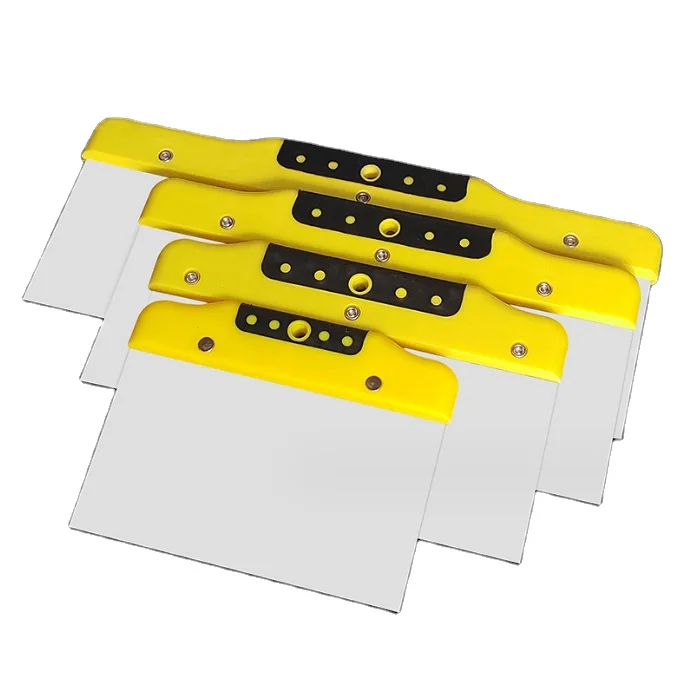 Scraper Stainless Steel Blade Mirror Polished Putty Knife In Brush Putty Knife Carbon