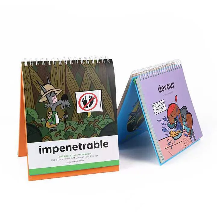 2025 Personalized Special Custom Printed Spiral Office Desk Calendar