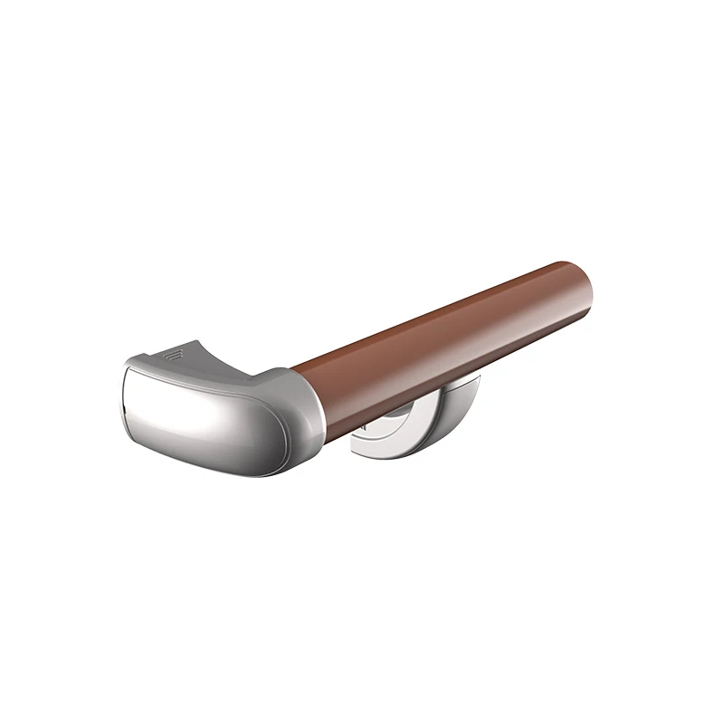 China supplier Railing Curved Hospital Corridor Plastic Round PVC Handrails With Slot