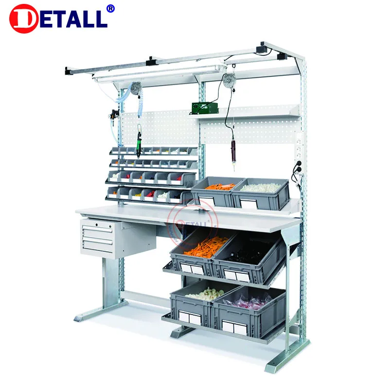 adjustable factory workstation packing table pack work bench for warehouse