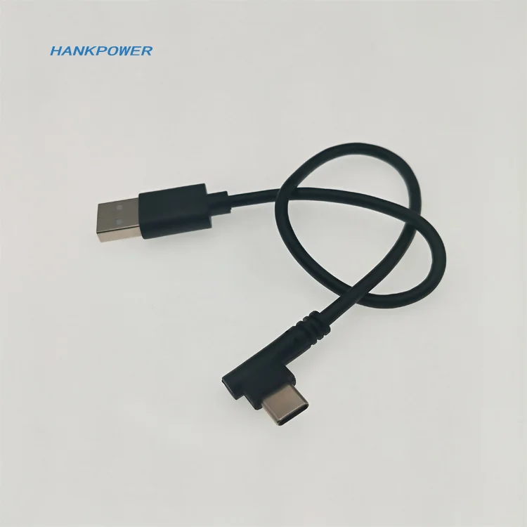 Прямоугольный разъем (под углом 90 градусов) USB-C кабель быстрой зарядки USB Type C для и передачи