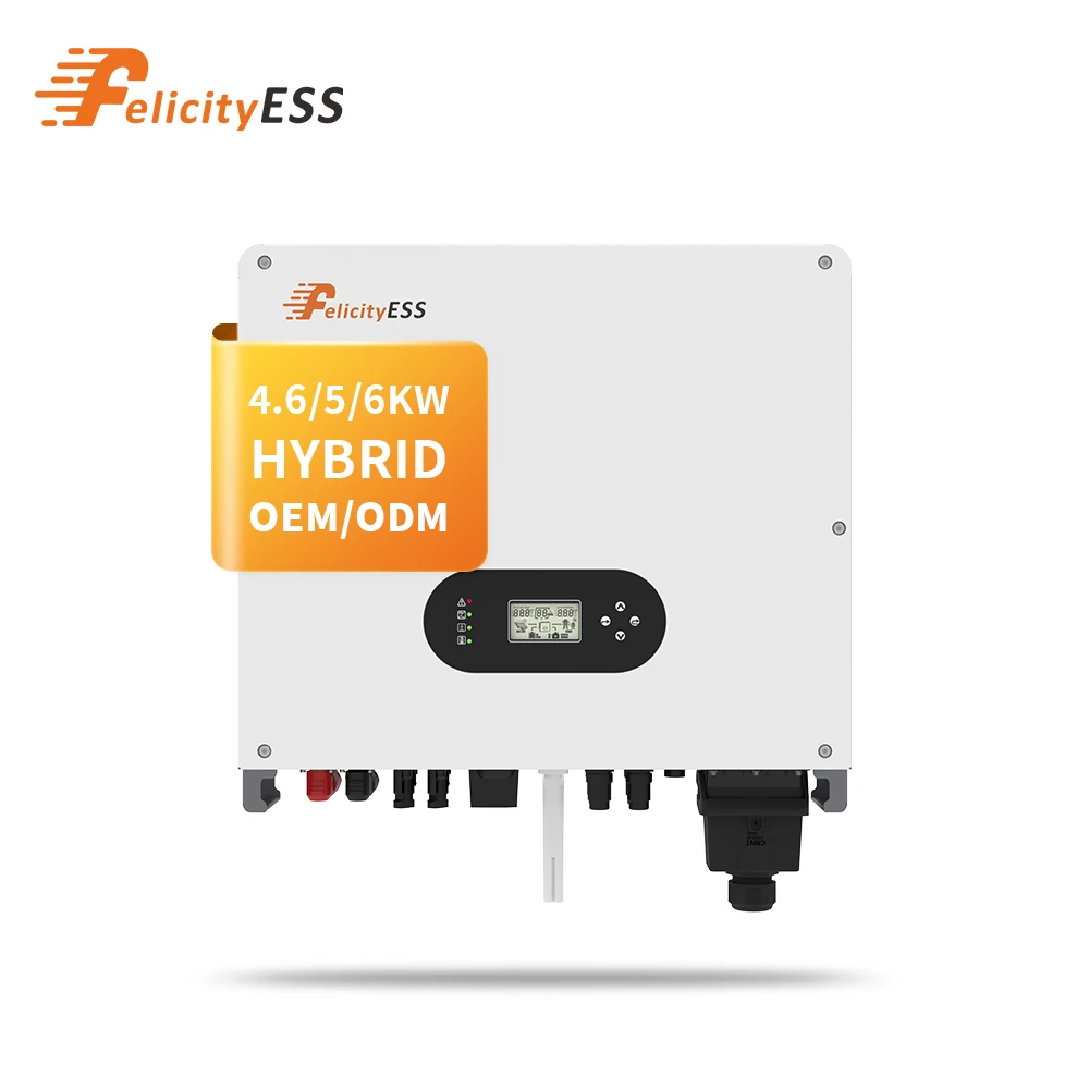 FelicityESS 4600W 5000W 6000W inverter hybrid single phase on off grid inverter 4.6kw 5kw 6kw with certification high quality