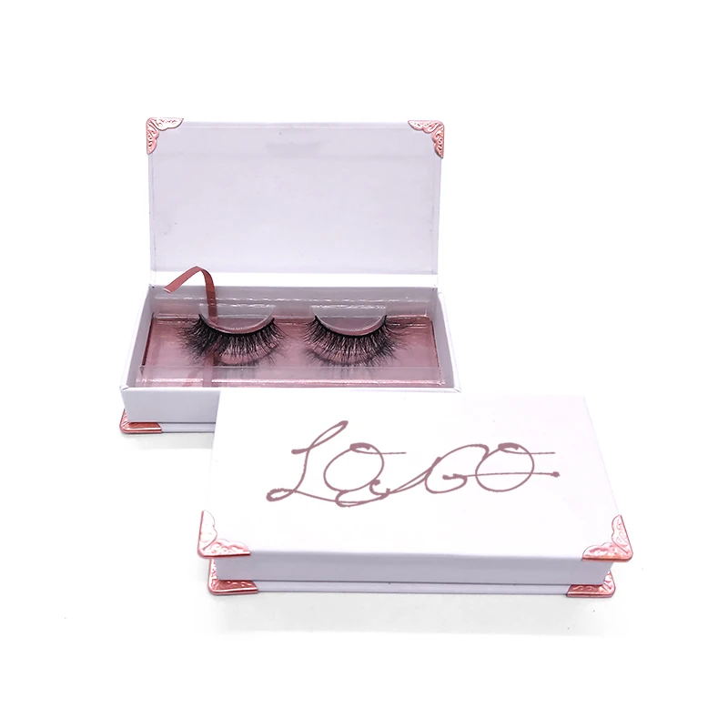 
Shuying empty custom private label white eyelashes package box design for lashes 