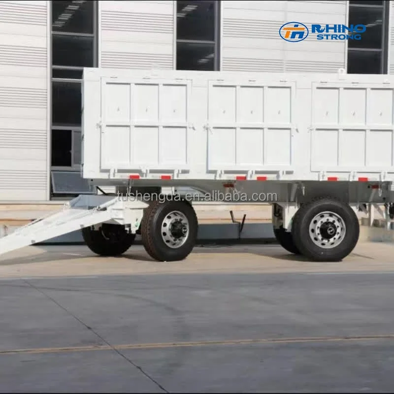 Cheap price new model semi-trailer Full trailer FOR SALE