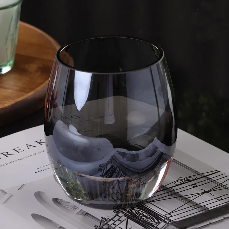 Hot selling Promotional mercury heat resistant glass candle holder,candlestick,candle stick holder for home decor