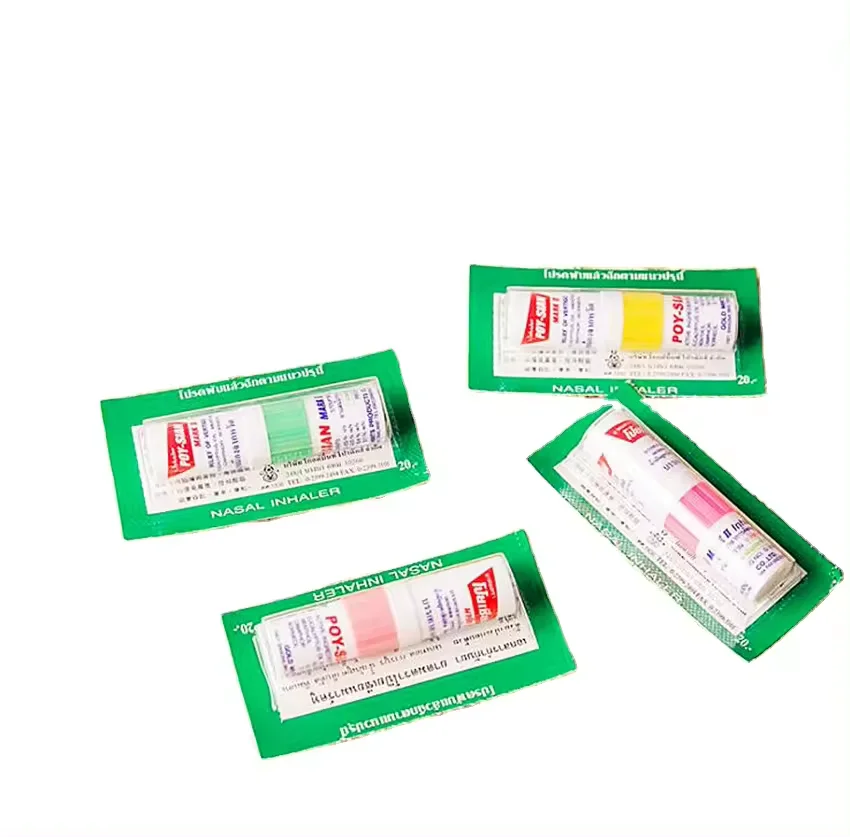 Refreshing Oil Poy Sian Thailand Mint Incense Tube Deorodrize Competitiveness Nasal Inhaler