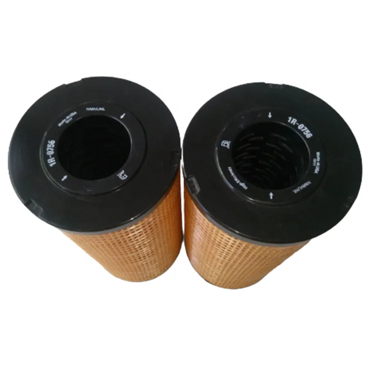 Hongrun New Excavator Engine Fuel Filter 1R-0756 1R0756