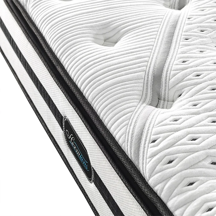 Angel Dream Pillow Top Cool Gel Memory Foam King Queen Size Pocket Spring Bed Mattress