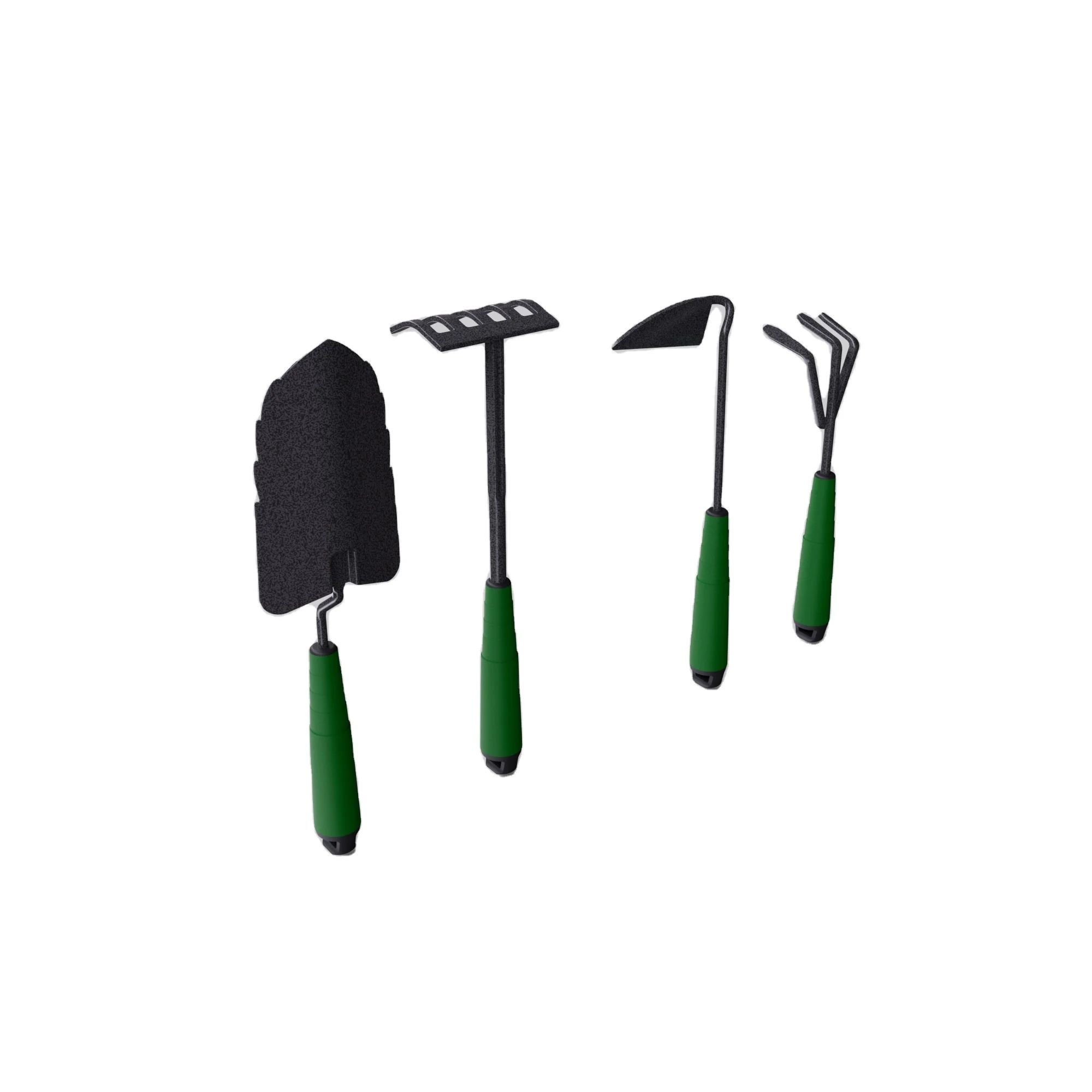 Набор садовых инструментов, лопатка, мотыга, вилка