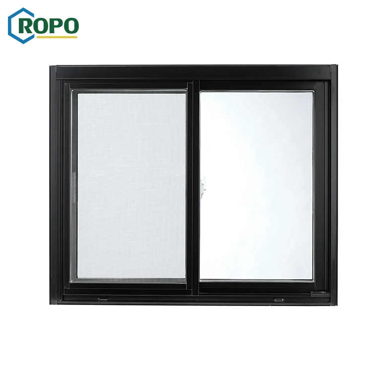 AS2047 AS/NZS4666 Good Price Australia Standard Commercial Design Home Hurricane Impact Aluminum Slide Double Glaze Windows