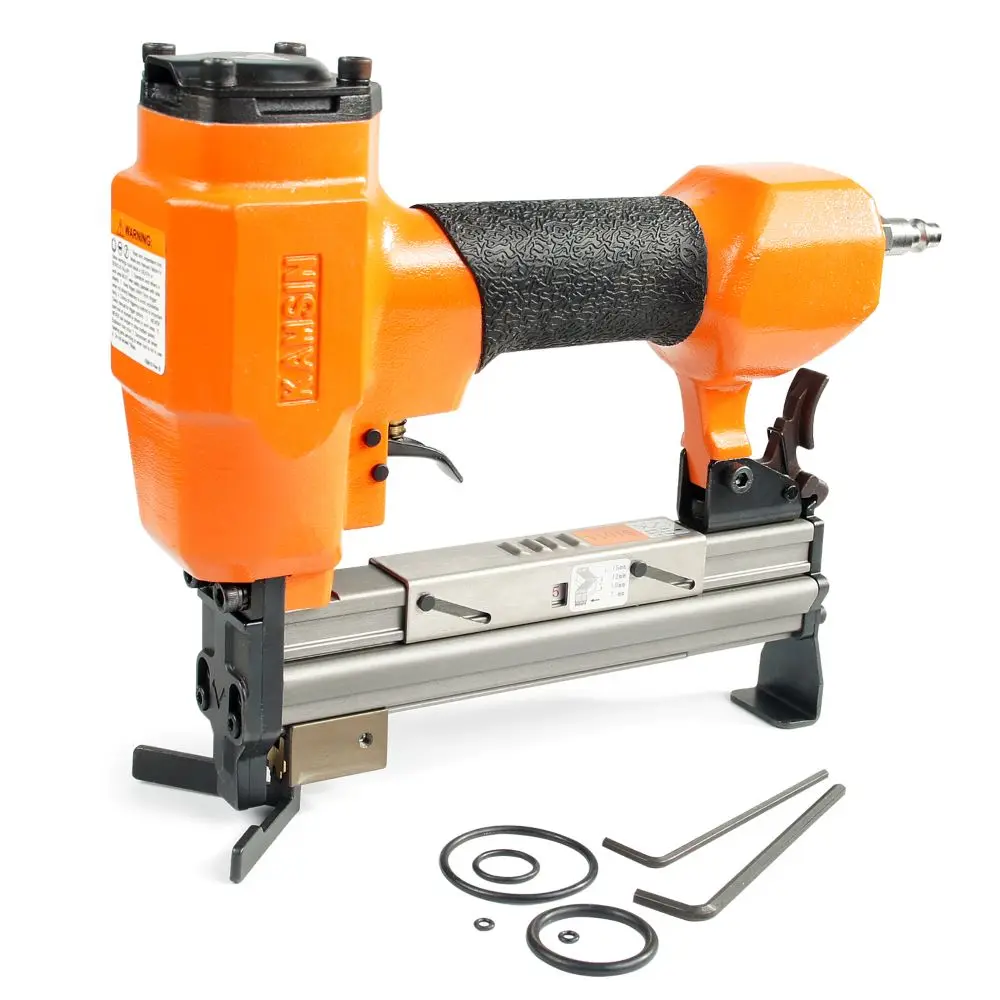 KAMSIN V1015 30 Gauge Flexible Pneumatic Picture Framing  V nailer Handy Air- Powered Frame Joiner for Picture Framing