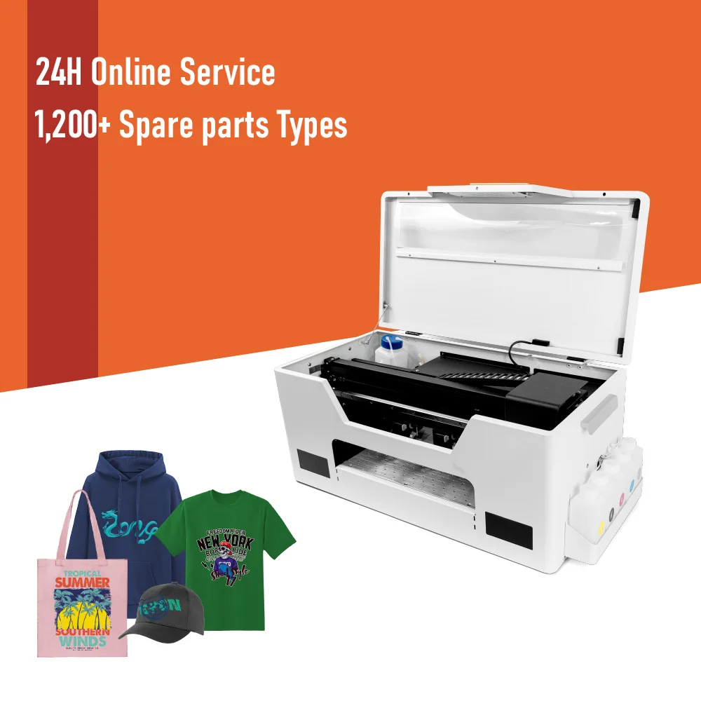 dtf printer film paper heat transfer pet film roll a3 l1800 transfer machine built-in w dtf otter printer dtf