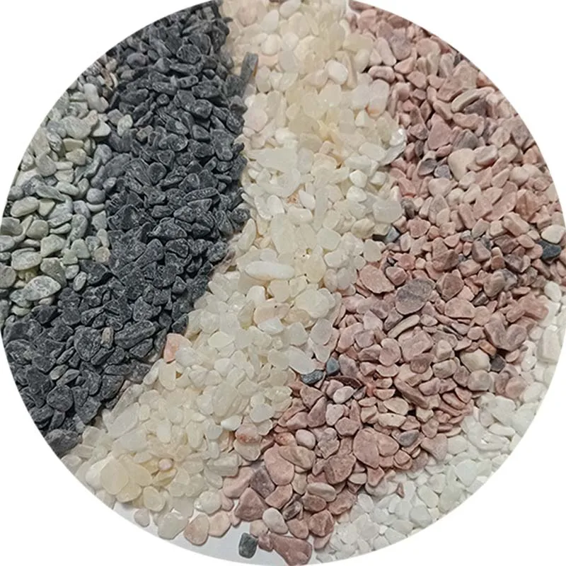White Natural Stone Pebble Gravel Premium Quality Manufactured by Skilled Pebble Productions