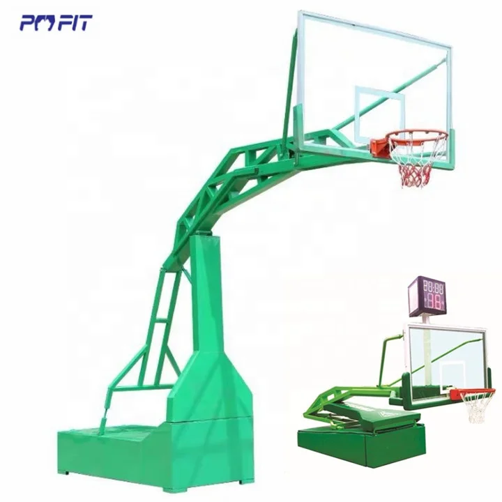 Professional movable height adjustable foldable basketball hoop basketball training system basketball stand