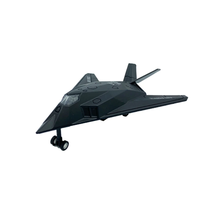 New Arrival Alloy Simulation 1:300 Pull Back Fighter Jets Metal Army Plane Model Die Cast Military Toy Vehicle For Kids