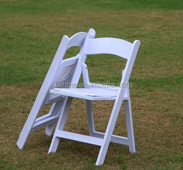 Factory white resin folding chairs for events  wimbledon chairs